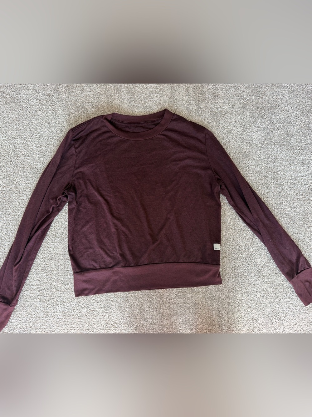 Vuori Women's Daydream Crew- burgundy